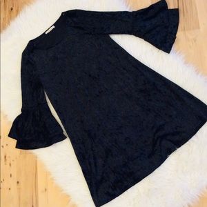 Boutique Black Dress Crushed Velvet Women S Andree